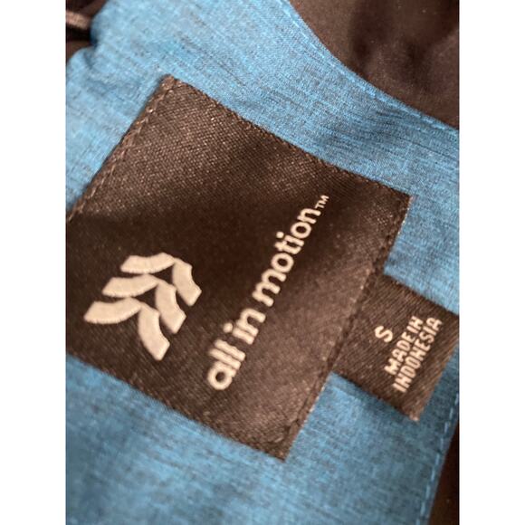 All in Motion Teal Women Size Small Mid Length Puffer Jacket Coat Hooded NWT - Picture 8 of 10